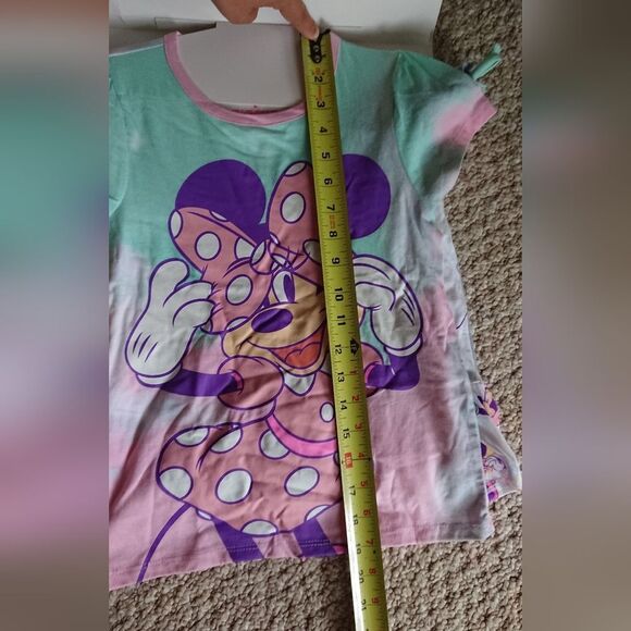 Disney Minnie Girls Cotton graphic T-Shirts 4 Pack - size 6 - Picture 11 of 13